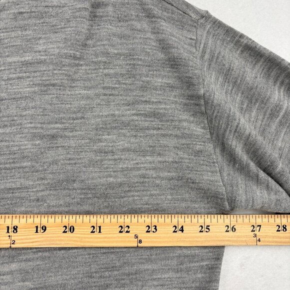 Banana Republic Merino Wool Pullover Sweater Womens Size XL Gray Heather - Picture 9 of 12